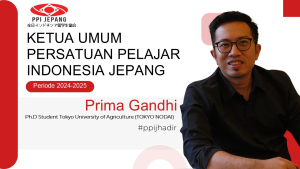 Prima Gandhi, Ketua Umum Terpilih PPI Jepang Periode 2024-2025 Artikel ini telah tayang di KAHMINasional.com dengan judul : Alumni IPB terpilih sebagai Ketum PPI Jepang Periode 2024-2025