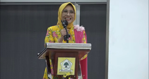 Ketua Bidang Pemberdayaan Perempuan DPP Partai Golkar dalam acara Silaturahmi Perempuan Partai Golkar dan Peringatan Hari Ibu di Aula DPP Partai Golkar Slipi, Jakarta pada Jum'at (20/12/2024).