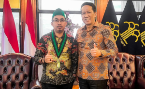 Bidang Hukum, Pertahanan dan Keamanan Pengurus Besar Himpunan Mahasiswa Islam memaparkan program kerja kepada Menteri Hukum yakni Dr. Supratman Andi Agtas, S.H., M.H., hal ini sebagai komitmen HMI dalam mendorong reformasi hukum dan supremasi hukum nasional (15/1) kemarin. Sumber foto : Instagram @officialrrs7