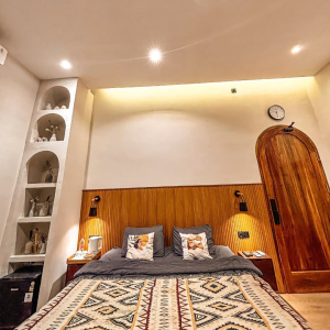 Ruang Kamar Penginapan Semasa Villa Purwokerto (Sumer foto : instagram Semasa Villa Purwokerto.