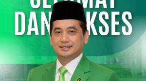 Ketua Umum PPP terpilih dalam Muktamar X PPP, Agus Suparmanto