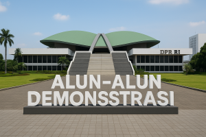 Ilustrasi Alun-Alun Demonstrasi