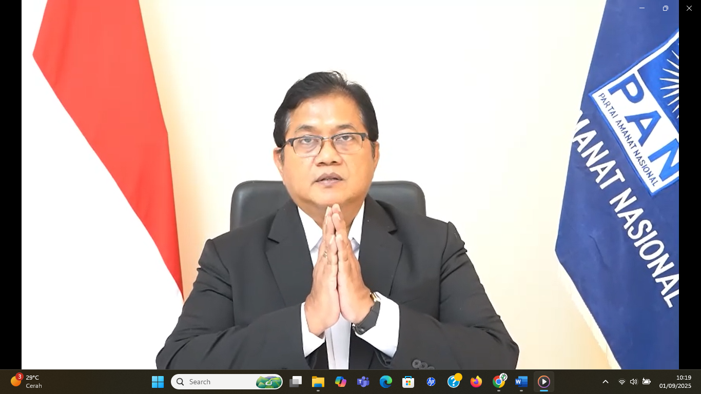 Wakil Ketua Umum DPP PAN, Viva Yoga Mauladi