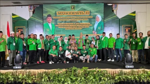 Musyawarah Kerja Wilayah (Mukerwil) DPW PPP Sulawesi Tenggara yang digelar Minggu (21/9/2025).