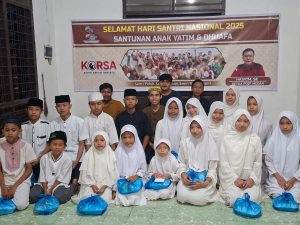 Santunan Anak Yatim oleh Hasyim SE