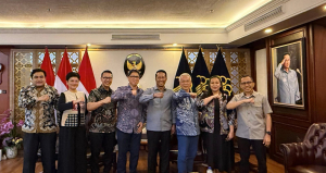 Menteri Hukum Supratman Andi Agtas dalam pertemuan bersama ASIRI, Selasa (4/11/2025).