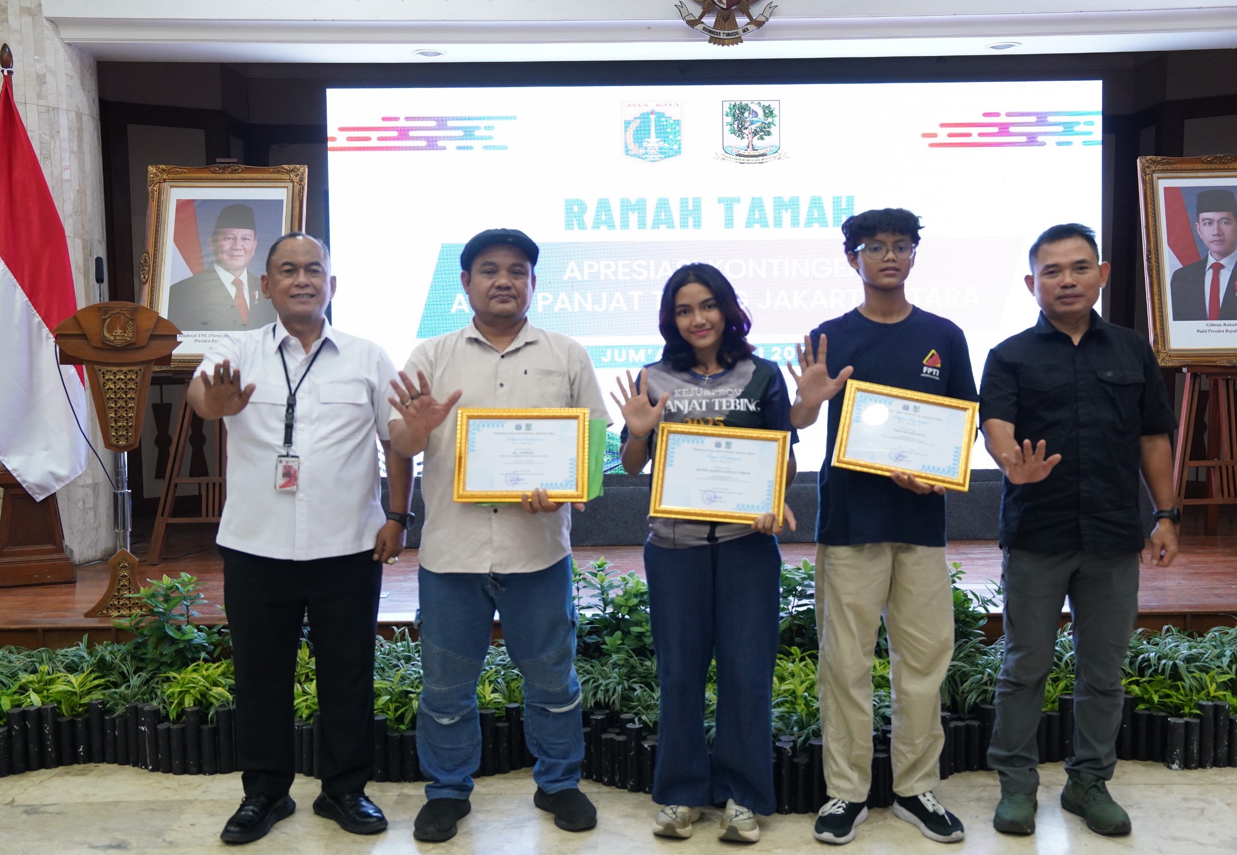 Pemkot Jakarta Utara Apresiasi Atlet Panjat Tebing Berprestasi
