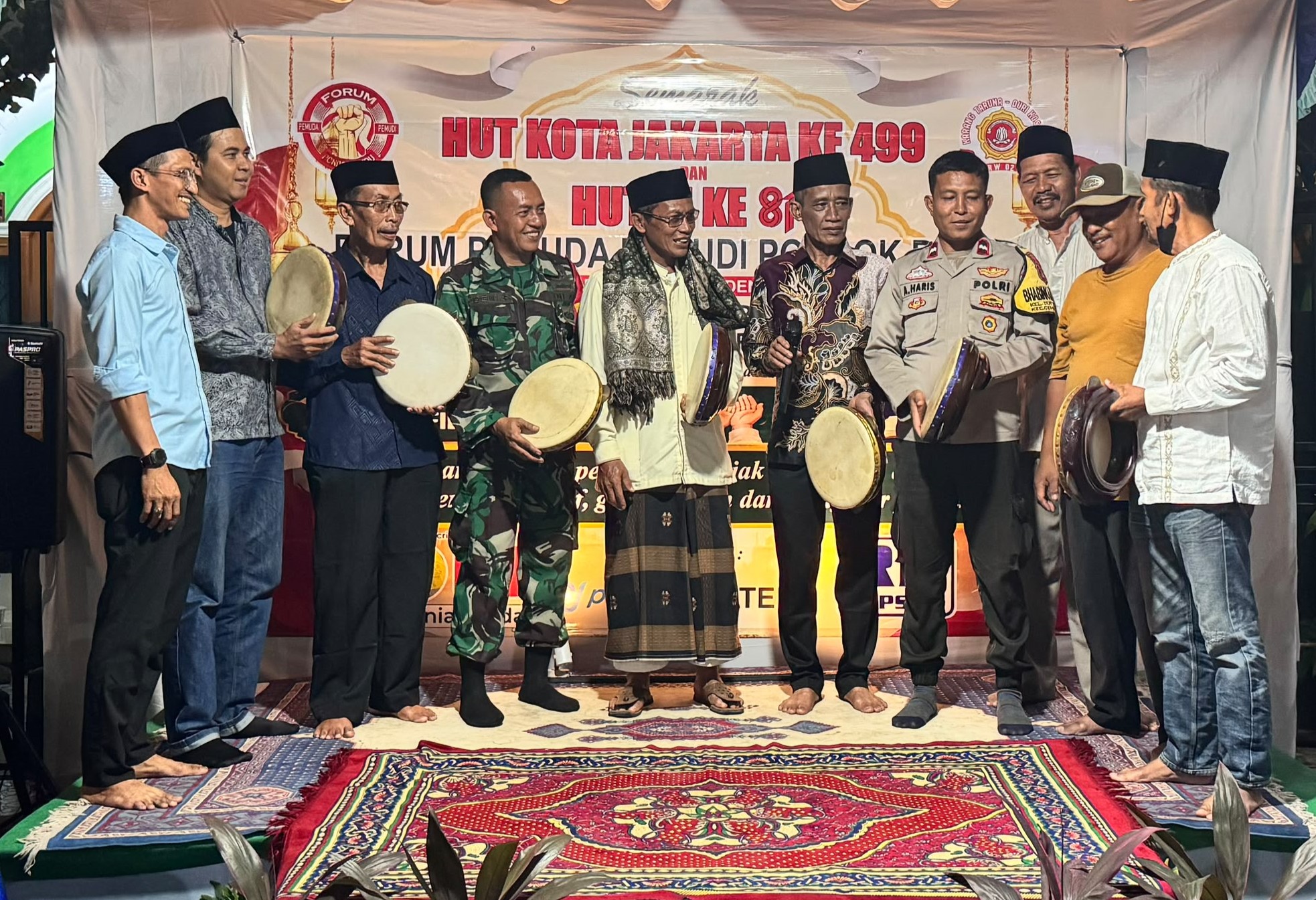 Tanamkan Karakter Generasi Muda, Forum Pemuda Pemudi Pondok Randu Gelar Semarak HUT Jakarta dan HUT RI